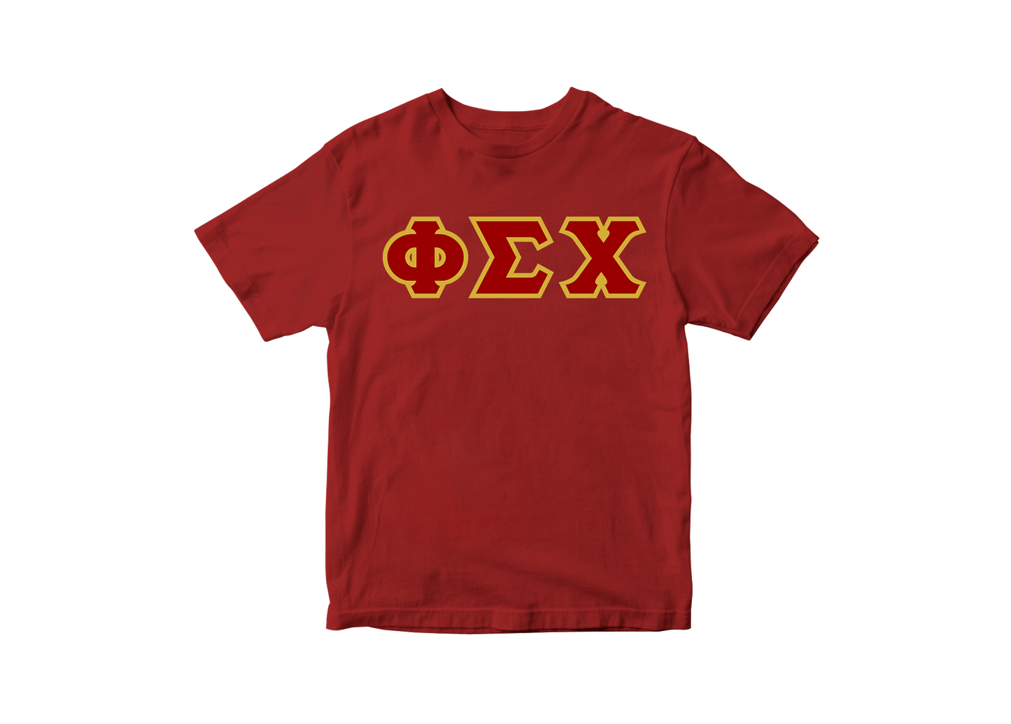 Phi Sigma Chi Crimson Letter Tee