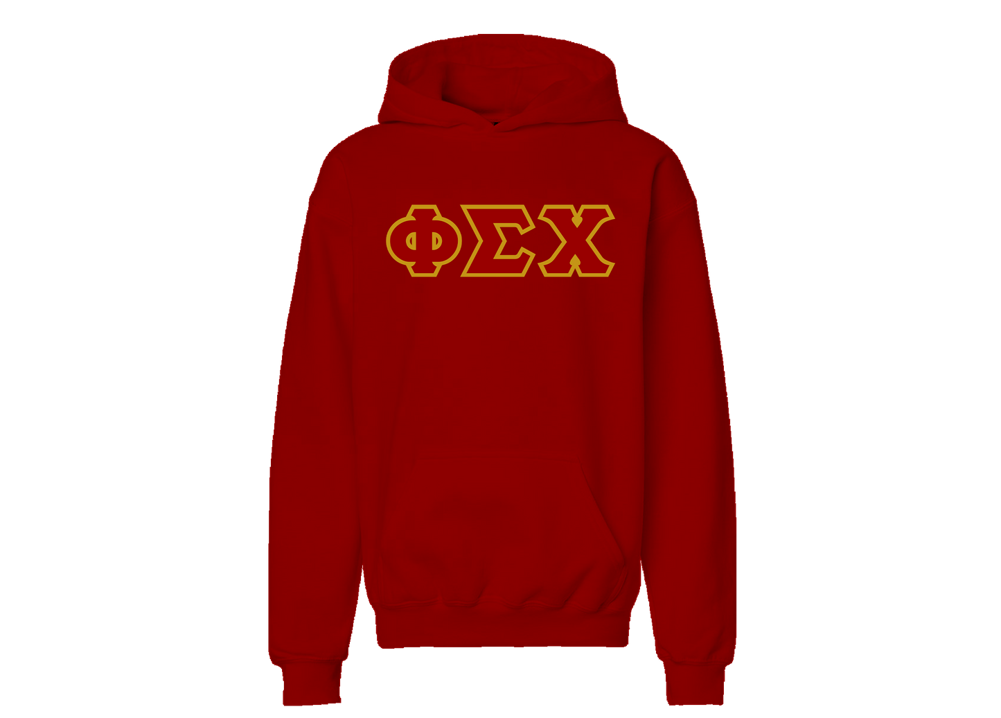 Phi Sigma Chi Crimson Letter Hoodie