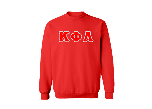 Kappa Phi Lambda Red Letter Crewneck