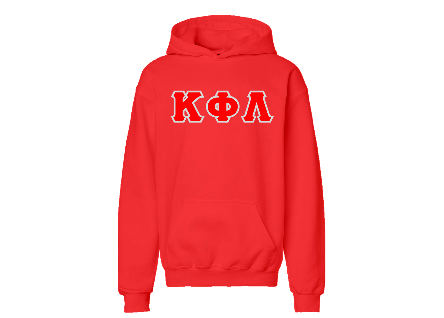 Kappa Phi Lambda Red Letter Hoodie