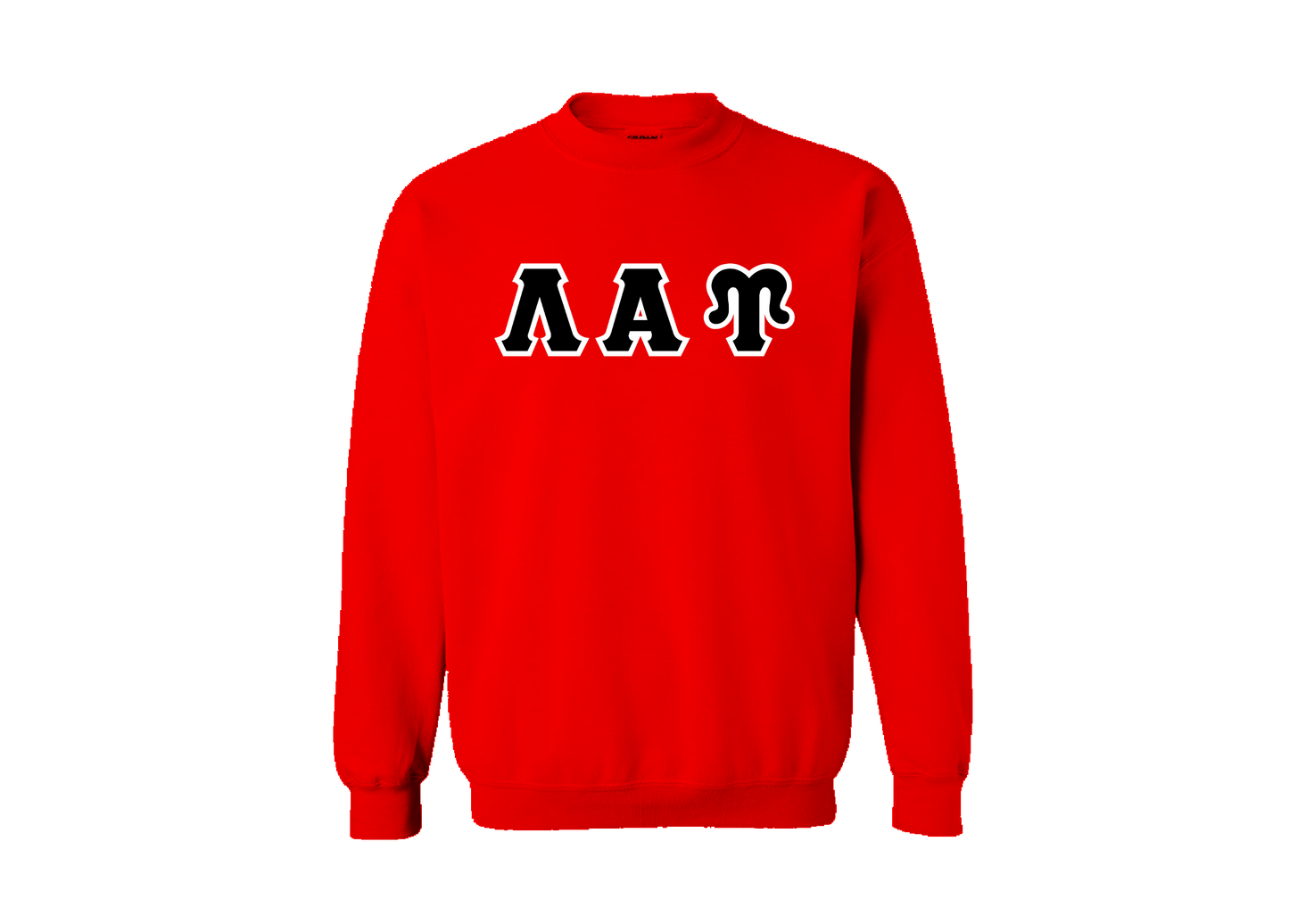 Lambda Alpha Upsilon Red Crewneck