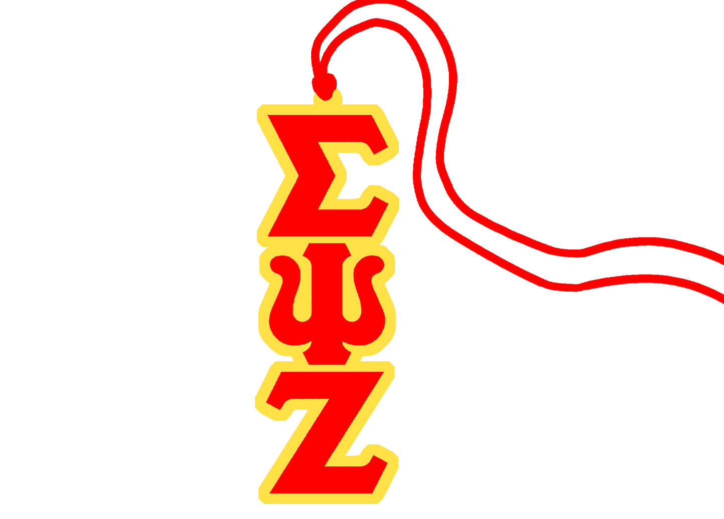 Sigma Psi Zeta Greek Letter Tiki