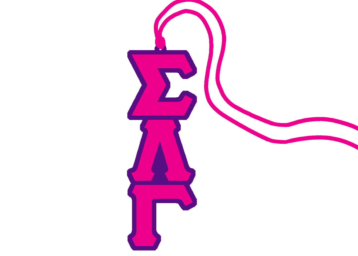 Sigma Lambda Gamma Greek Letter Tiki