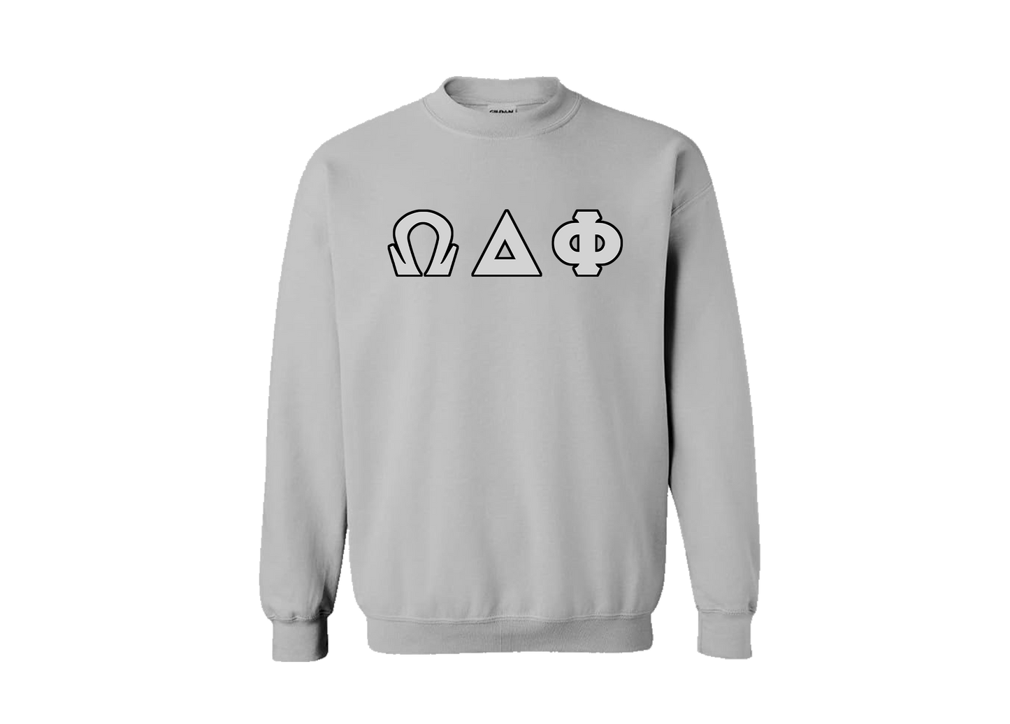 Omega Delta Phi Gray Crewneck