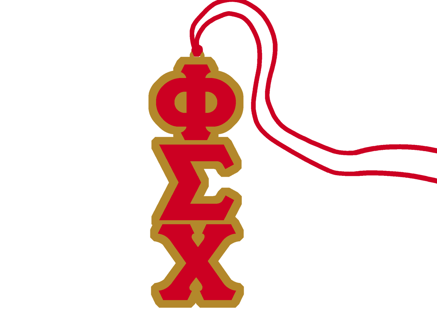 Phi Sigma Chi Greek Letter Tiki
