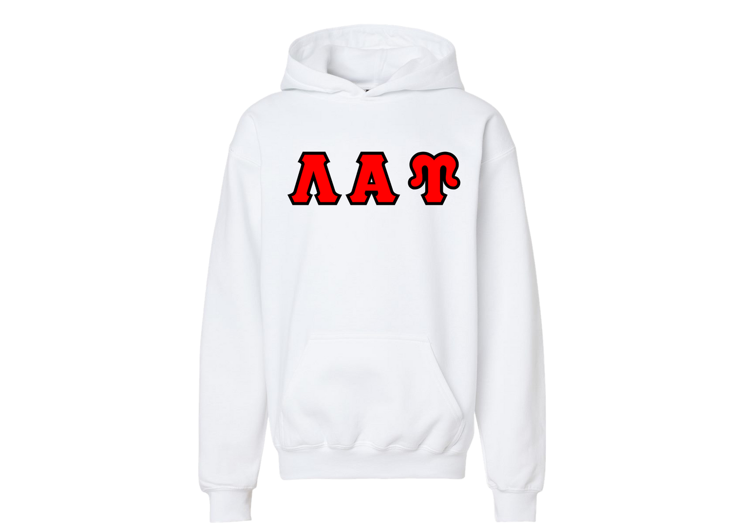 Lambda Alpha Upsilon White Hoodie