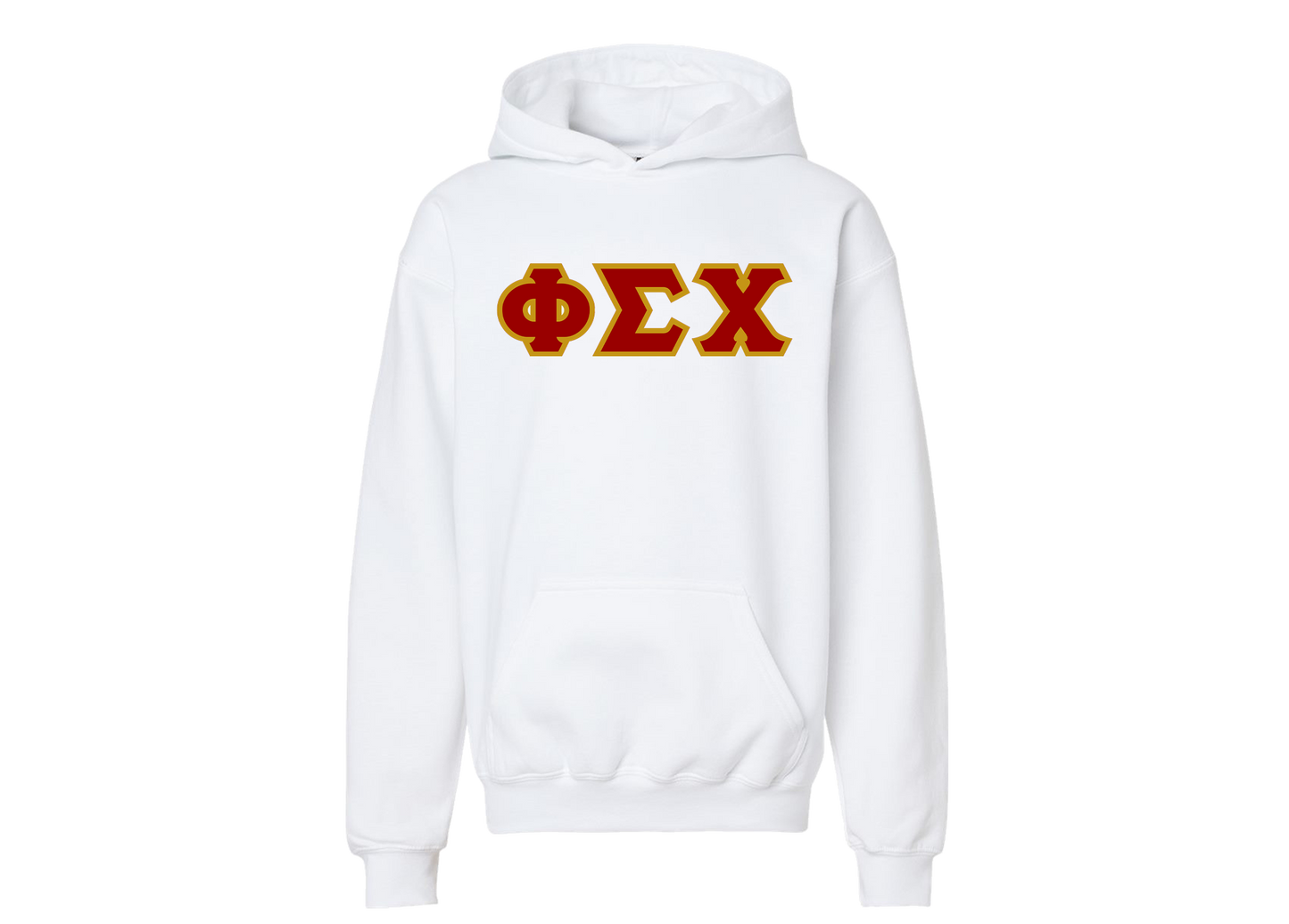 Phi Sigma Chi White Letter Hoodie