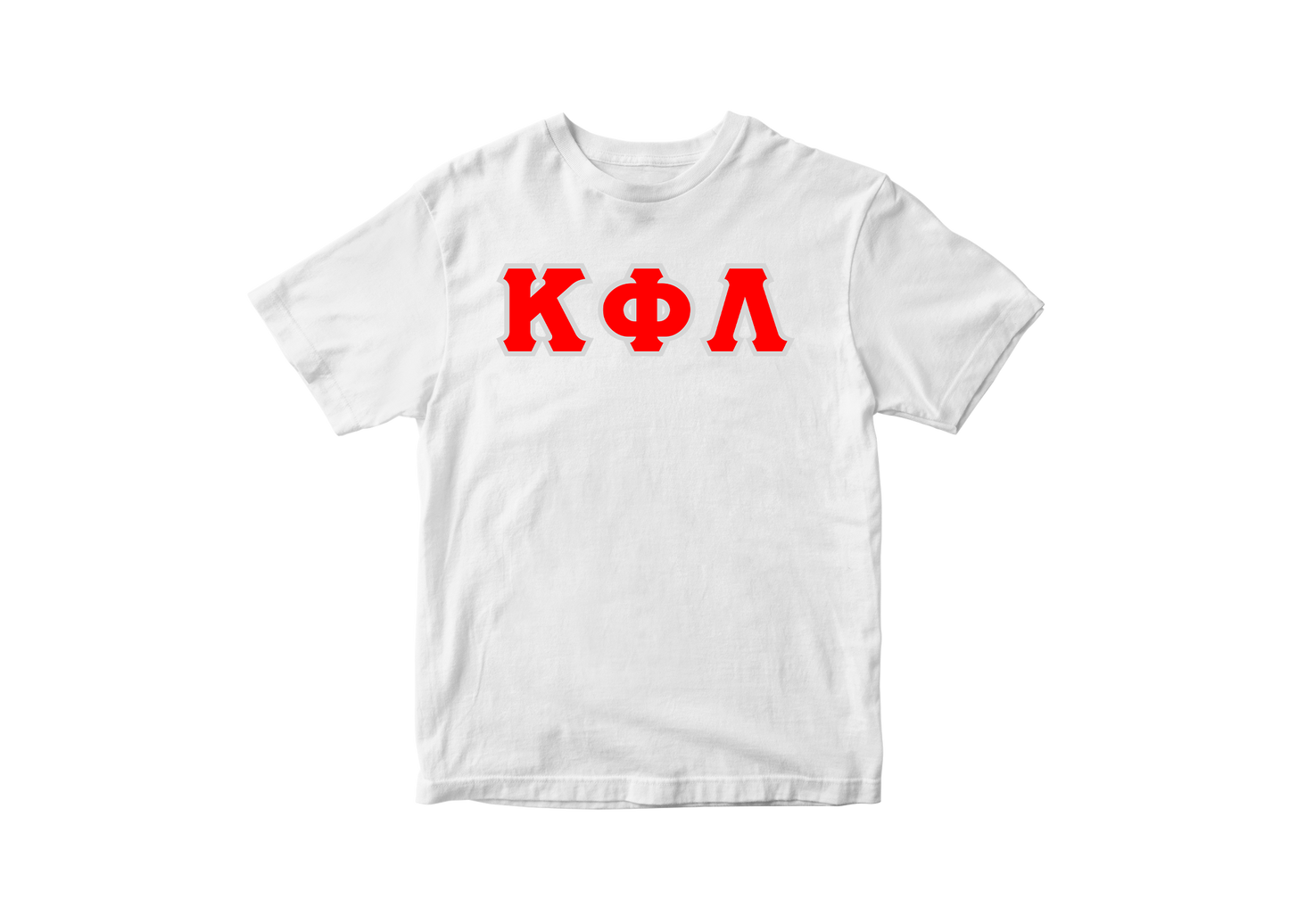Kappa Phi Lambda White Letter Tee