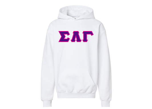 Sigma Lambda Gamma White Hoodie