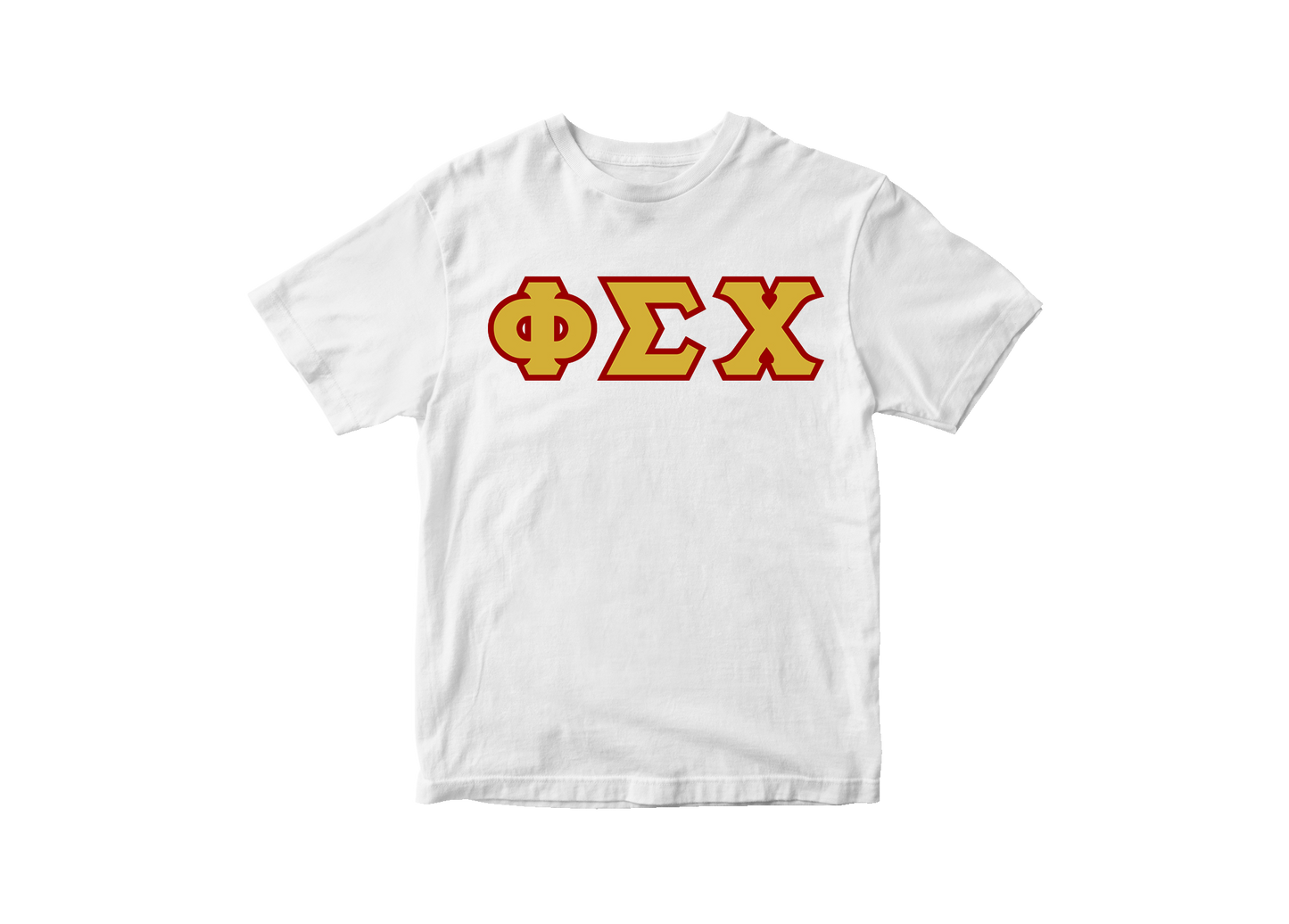 Phi Sigma Chi White Letter Tee