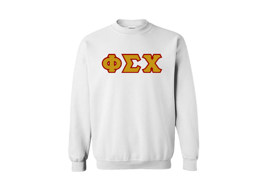 Phi Sigma Chi White Letter Crewneck